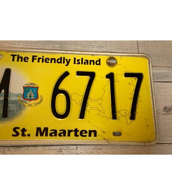 St. Maarten The Friendly Island License Car Plate auto Island decoration - Picture 2 of 4